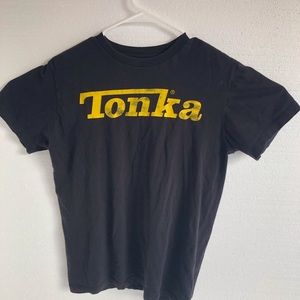 Tonka Truck Men's Black T-Shirt Size Medium